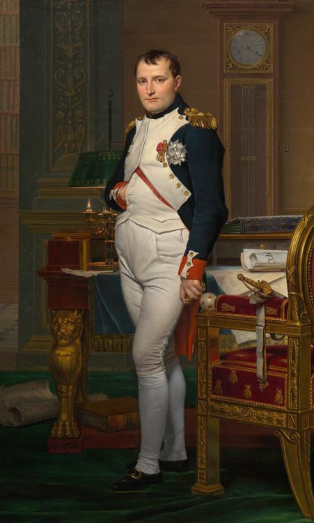 Jacques-Louis David Napoleon in his Study (mk08)